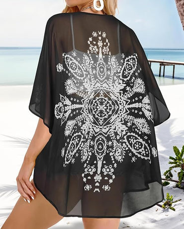 Lightweight Kimono Cardigan – Sheer & Flowy Cover-Up