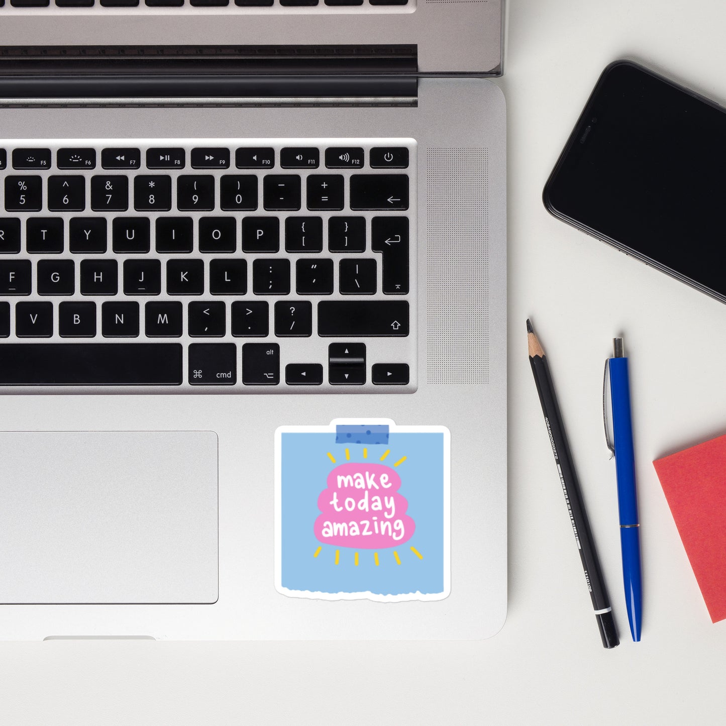 Feel-Good Mantras Sticker | Make Today Amazing