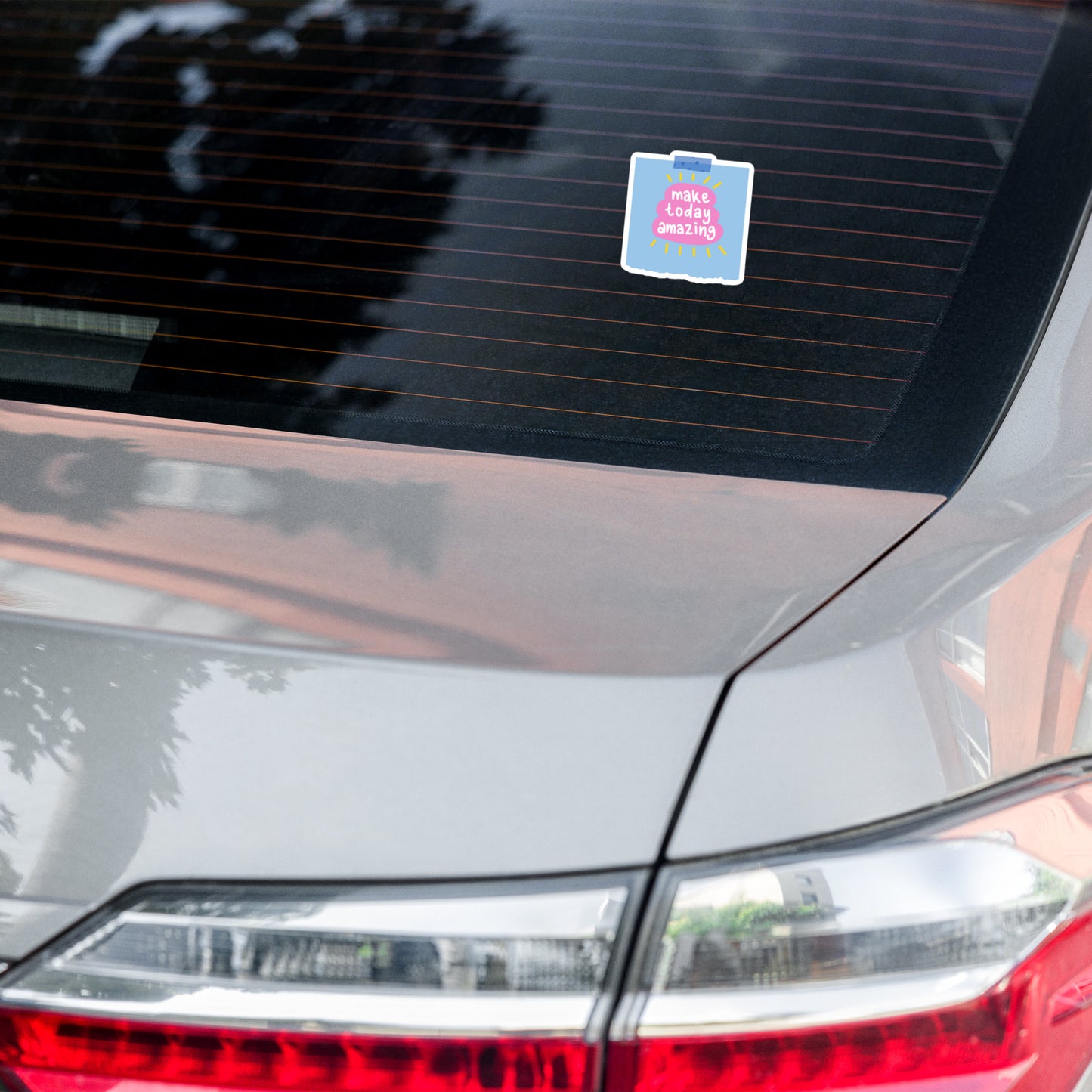 Feel-Good Mantras Sticker | Make Today Amazing
